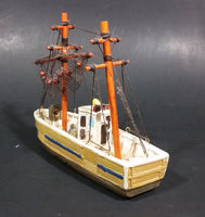 Vintage Highly Detailed Alaska Souvenir Small Fishing Boat Ship - Treasure Valley Antiques & Collectibles