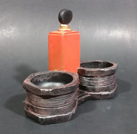 Decorative Automotive Gasoline Pump Salt and Pepper Shaker Nut Shaped Holder - Treasure Valley Antiques & Collectibles