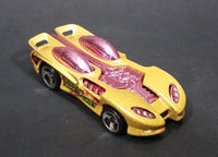 1994 Hot Wheels Splittin Image II Attack of the Killer Flies Gold Diecast Toy Car - Treasure Valley Antiques & Collectibles