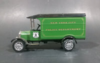 1993 Matchbox Green 1926 Ford TT New York City Police Department Van Die Cast Toy Car