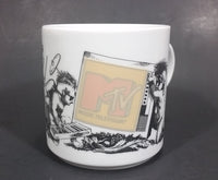 Vintage 1986 MTV Networks Inc Rock Pop Punk Music Television Ceramic Coffee Mug - Treasure Valley Antiques & Collectibles