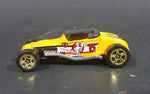 1998 Bake'n Betty Flying Aces II "Track T" "The Eagle Squadron" Yellow Die Cast Toy Car - Treasure Valley Antiques & Collectibles