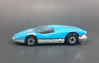 1987 Hot Wheels Blue #15 Lemans Silver Bullet Sports Car Die Cast Toy 1/64 Scale - Treasure Valley Antiques & Collectibles