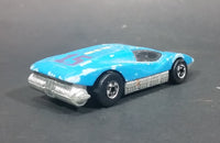 1987 Hot Wheels Blue #15 Lemans Silver Bullet Sports Car Die Cast Toy 1/64 Scale - Treasure Valley Antiques & Collectibles