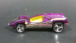 1983 Hot Wheels Space Invasion 2000 Dark Purple Futuristic Die Cast Toy Car - Treasure Valley Antiques & Collectibles