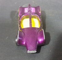 1983 Hot Wheels Space Invasion 2000 Dark Purple Futuristic Die Cast Toy Car - Treasure Valley Antiques & Collectibles