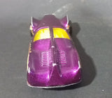 1983 Hot Wheels Space Invasion 2000 Dark Purple Futuristic Die Cast Toy Car - Treasure Valley Antiques & Collectibles