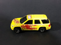 2002 Maisto Marvel Comics Universal Studios Human Torch Chevrolet Trailblazer Diecast Toy Car - Treasure Valley Antiques & Collectibles