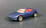 1994 Hot Wheels BMW 850i Metallic Dark Blue Die Cast Toy Car Vehicle