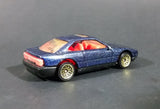 1990s Hot Wheels Blue BMW 850i w/ Red Interior and Gold Rims Die Cast Toy Car - Treasure Valley Antiques & Collectibles