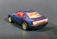 1990s Hot Wheels Blue BMW 850i w/ Red Interior and Gold Rims Die Cast Toy Car - Treasure Valley Antiques & Collectibles