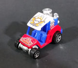 2000 Hot Wheels Tee'd Off Red and Purple with Orange Flames Golf Cart Hot Rod Die Cast Toy Car - Treasure Valley Antiques & Collectibles