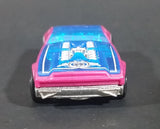 2009 Hot Wheels Bye Focal II Pink Blue Chrome Die Cast Toy Car w/ 5 Spoke Wheels - Treasure Valley Antiques & Collectibles