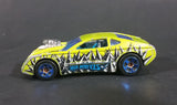 2001 Hot Wheels Overbored Chev 454 Green w/ Blue Graphics Diecast Toy Car Vehicle - Treasure Valley Antiques & Collectibles