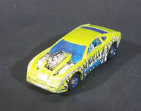 2001 Hot Wheels Overbored Chev 454 Green w/ Blue Graphics Diecast Toy Car Vehicle - Treasure Valley Antiques & Collectibles