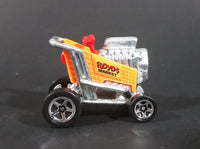 1999 Hot Wheels Express Lane Floyd's Market Orange Grocery Shopping Cart Die Cast Toy Car Vehicle - Treasure Valley Antiques & Collectibles