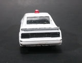 1980s Zee Zylmex Toyota MR2 White and Blue Police Car No. D81 Emergency Die Cast Toy Vehicle - Treasure Valley Antiques & Collectibles