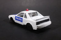 1980s Zee Zylmex Toyota MR2 White and Blue Police Car No. D81 Emergency Die Cast Toy Vehicle - Treasure Valley Antiques & Collectibles