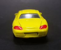 2001 Realtoy Porsche Boxster S Yellow Die Cast Toy Car - 1/58 Scale - Treasure Valley Antiques & Collectibles