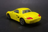 2001 Realtoy Porsche Boxster S Yellow Die Cast Toy Car - 1/58 Scale - Treasure Valley Antiques & Collectibles