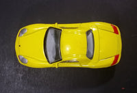 2001 Realtoy Porsche Boxster S Yellow Die Cast Toy Car - 1/58 Scale - Treasure Valley Antiques & Collectibles