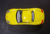 2001 Realtoy Porsche Boxster S Yellow Die Cast Toy Car - 1/58 Scale - Treasure Valley Antiques & Collectibles