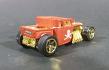 2006 Hot Wheels First Editions Bone Shaker Brown Brick Red Die Cast Toy Car Hot Rod Vehicle - Treasure Valley Antiques & Collectibles