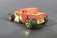 2006 Hot Wheels First Editions Bone Shaker Brown Brick Red Die Cast Toy Car Hot Rod Vehicle - Treasure Valley Antiques & Collectibles