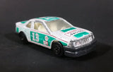 1980s Yatming Chevrolet Lumina Silver & Green #13 Racing Champions No. 1003b Die Cast Toy Car - Treasure Valley Antiques & Collectibles