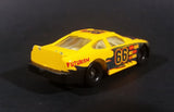 1980s Unknown Brand #66 Stock Car "Futurism" No. 8106 Yellow Die Cast Toy Race Car - Treasure Valley Antiques & Collectibles