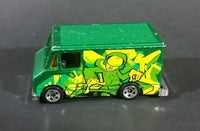 2009 Hot Wheels Graffiti Rides Green Letter Getter 1986 Mail Delivery Van Die Cast Toy