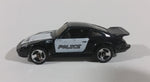 1989 Hot Wheels Porsche 930 Black and White Police Unit 7 Die Cast Toy Car - Treasure Valley Antiques & Collectibles