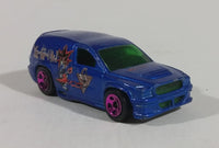 2002 Hot Wheels Yu-Gi-Oh! Series #3 Dark Blue w/ Purple 5SP Fandango Die Cast Toy Car - Treasure Valley Antiques & Collectibles