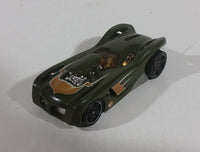 2009 Hot Wheels 2003 16 Angels Dark Olive Green Die Cast Toy Car Vehicle