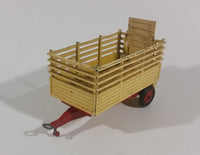 1965-71 Corgi Toys Beast Carrier Yellow and Red Farm Trailer - No. 58 - Made in Great Britain - Treasure Valley Antiques & Collectibles