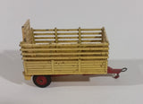 1965-71 Corgi Toys Beast Carrier Yellow and Red Farm Trailer - No. 58 - Made in Great Britain - Treasure Valley Antiques & Collectibles