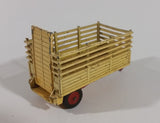 1965-71 Corgi Toys Beast Carrier Yellow and Red Farm Trailer - No. 58 - Made in Great Britain - Treasure Valley Antiques & Collectibles