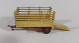 1965-71 Corgi Toys Beast Carrier Yellow and Red Farm Trailer - No. 58 - Made in Great Britain - Treasure Valley Antiques & Collectibles