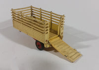 1965-71 Corgi Toys Beast Carrier Yellow and Red Farm Trailer - No. 58 - Made in Great Britain - Treasure Valley Antiques & Collectibles