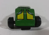 1980s Zee Zylmex High Tech Hot Rod Dark Green With Yellow Tampos No. D112 Die Cast Toy Car - Treasure Valley Antiques & Collectibles