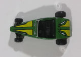 1980s Zee Zylmex High Tech Hot Rod Dark Green With Yellow Tampos No. D112 Die Cast Toy Car - Treasure Valley Antiques & Collectibles