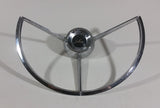 Original 1960-63 Ford Falcon Steering Wheel Horn Ring w/ Black Emblem - Treasure Valley Antiques & Collectibles