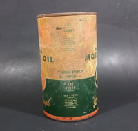 Vintage BA Peerless British American Premium Motor Oil 1 Imperial Quart Can - Treasure Valley Antiques & Collectibles