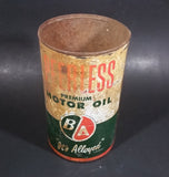 Vintage BA Peerless British American Premium Motor Oil 1 Imperial Quart Can - Treasure Valley Antiques & Collectibles