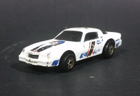 1989 Hot Wheels Chevrolet Camaro Z28 Double Barrel Stunt White Die Cast Toy Muscle Car - Treasure Valley Antiques & Collectibles