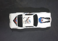 1989 Hot Wheels Chevrolet Camaro Z28 Double Barrel Stunt White Die Cast Toy Muscle Car - Treasure Valley Antiques & Collectibles