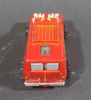 2009 Hot Wheels 1977 Baja Breaker Ford Econoline Van Metalflake Red Die Cast Toy Vehicle