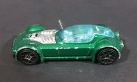 2002 Hot Wheels First Editions Ballistik Green No. 53 41/42 Die Cast Toy Car Vehicle - Treasure Valley Antiques & Collectibles