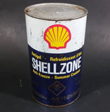 Vintage Shell Shellzone Anti-Freeze Anti-Gel Coolant 1 Quart Can - EMPTY - Treasure Valley Antiques & Collectibles