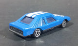 Marz Karz 1980s Ford Mustang 127 Blue with White Stripe Die Cast Toy Car Vehicle - Treasure Valley Antiques & Collectibles